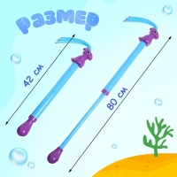 Водная пушка &laquo;Фиолетовый Динозавр-Плескач&raquo;, 42 см.