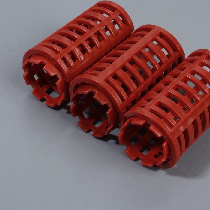 Бигуди с фиксатором, d = 2,7 см, 8 шт, цвет МИКС