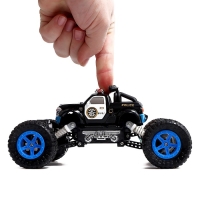 Джип радиоуправляемый &laquo;Полиция&raquo;, работает от аккумулятора, цвет чёрный