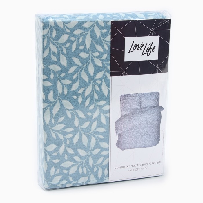 Постельное бельё LoveLife 2 сп Постельное бельё LoveLife 2 сп "Мгновение" 175х215см, 210х220см, 50х70см-2шт, хлопок, бязь, 125г/м2