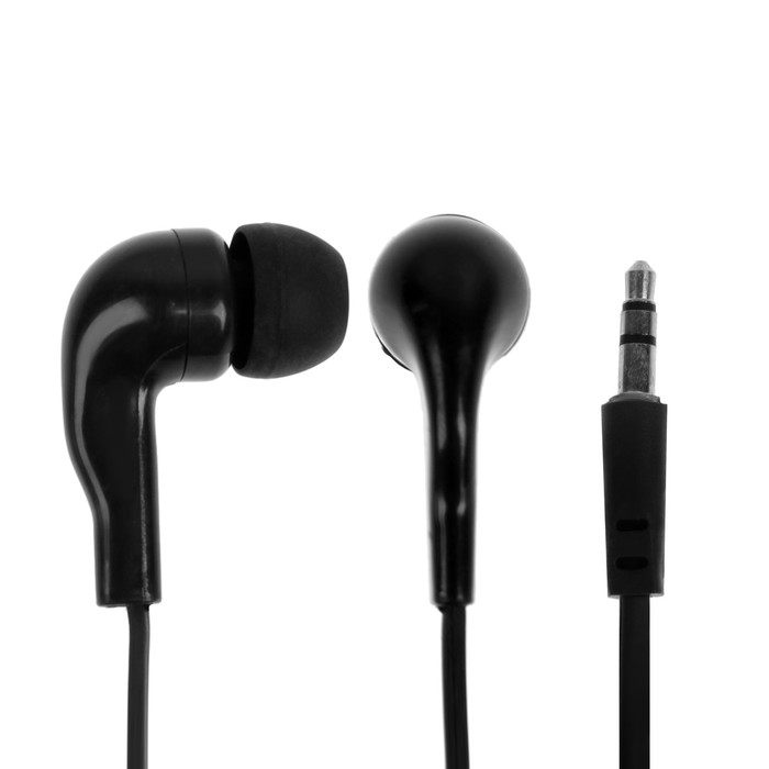 Наушники Luazon LN-2, вакуумные, плоский провод, МИКС Наушники Luazon LN-2, вакуумные, плоский провод, МИКС