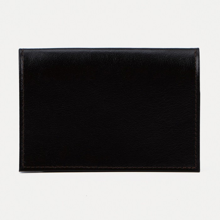 Обложка для паспорта, цвет тёмно-коричневый