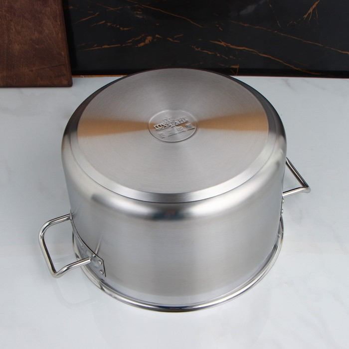 Кастрюля, 11 л, d=29.5 см, капсульное дно, индукция Кастрюля, 11 л, d=29.5 см, капсульное дно, индукция