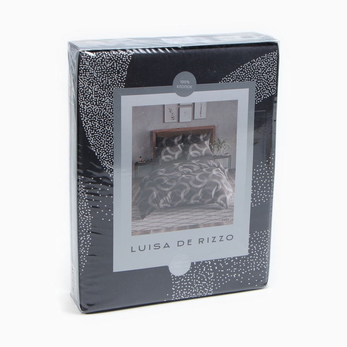 Постельное бельё Евро Luisa de Rizzo Бабл 200х215см, 200х215см, 70х70см 2шт, бязь 120г/м хл100% Постельное бельё Евро Luisa de Rizzo Бабл 200х215см, 200х215см, 70х70см 2шт, бязь 120г/м хл100%