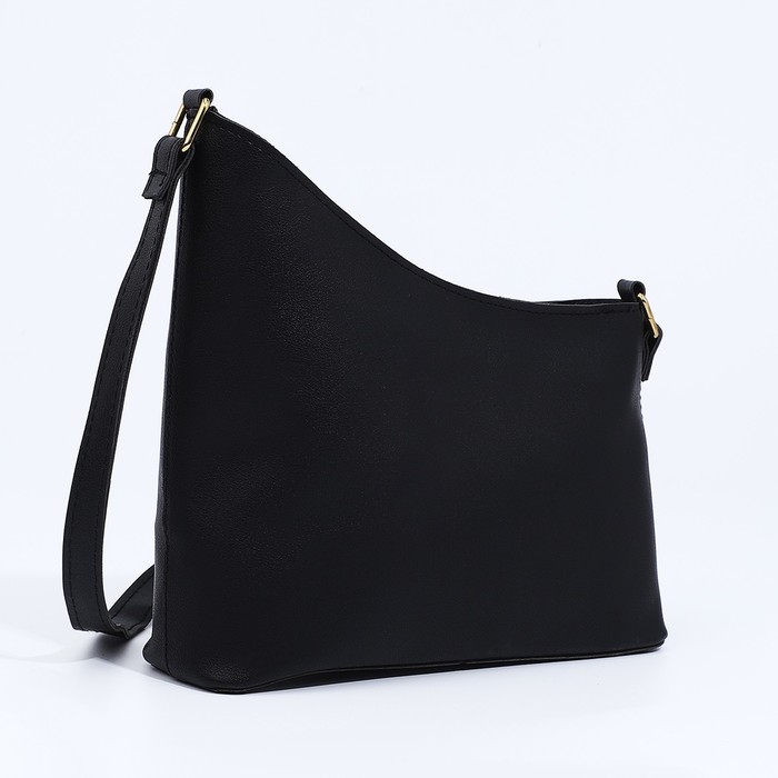 Сумка кросс-боди на молнии, цвет чёрный