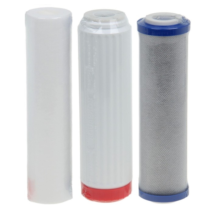 Комплект сменных картриджей для Комплект сменных картриджей для "Аквафор" Трио Норма, РР5-В510-04-02, умягчающий