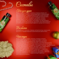 Новогодний подарочный набор косметики &laquo;Зимняя сказка&raquo;, с ароматом мяты и корицы. Зеленая серия.