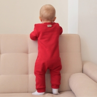 Комбинезон детский MINAKU цвет красный, рост 68-74 см