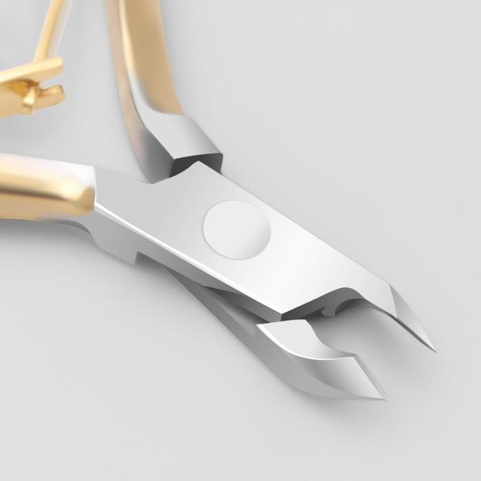 Кусачки маникюрные для кутикулы, 10 см, длина лезвия - 5 мм, цвет золотистый/серебристый, B-188 (450)-HG-SH-LJ Кусачки маникюрные для кутикулы, 10 см, длина лезвия - 5 мм, цвет золотистый/серебристый, B-188 (450)-HG-SH-LJ