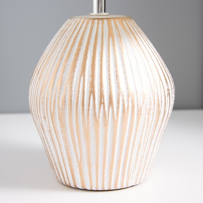 Лампа настольная 16615/1GY E14 40Вт белый 22х22х35 см RISALUX