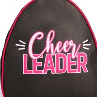 Рюкзак детский для девочки &laquo;Чирлидинг&raquo;, 23х20,5 см, отдел на молнии, цвет чёрный