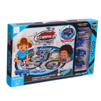 Игровой набор &laquo;Полиция&raquo;, с металлическими машинками и ковриком-сумкой