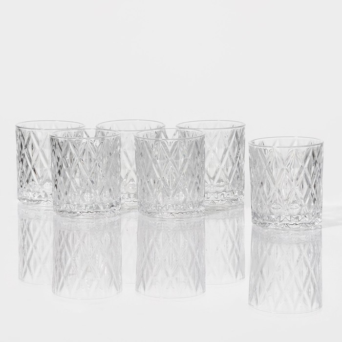 Набор стаканов Magistro &laquo;Богема. Ромбы&raquo;, 310 мл, 8,3&times;7,7&times;9 см, 6 шт