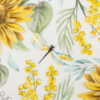 Скатерть "Этель" Солнечные цветы 180х147 см, 100% хлопок, саржа 190 г/м2