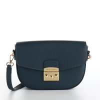 Сумка женская на клапане, TEXTURA, маленький размер, цвет синий Сумка женская на клапане, TEXTURA, маленький размер, цвет синий