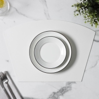 Салфетка сервировочная на стол &laquo;Тэм&raquo;, 30&times;44 см, цвет белый