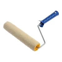 Валик ТУНДРА, натуральный мех, 240 мм, рукоятка d=6 мм, D=42 мм, ворс 12 мм Валик ТУНДРА, натуральный мех, 240 мм, рукоятка d=6 мм, D=42 мм, ворс 12 мм