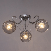 Люстра "Эшли" 3х40Вт Е27 Хром 53х53х20см Люстра "Эшли" 3х40Вт Е27 Хром 53х53х20см