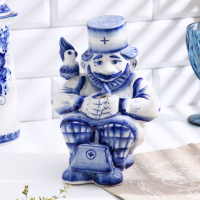 Штоф &laquo;Айболит&raquo;, 1 л, 21 см, гжель