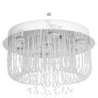 Светильник каскад "Аэлита" 7xLED хром 50х50х65см BayerLux