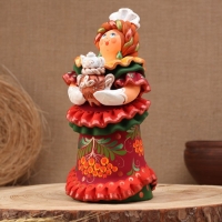 Ковровская игрушка "Барышня с самоваром", керамика Ковровская игрушка "Барышня с самоваром", керамика