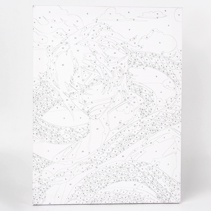 Картина по номерам на холсте с подрамником на новый год «Аниме змея», 30 х 40 см, символ года 2025, новогодний набор для творчества Картина по номерам на холсте с подрамником на новый год «Аниме змея», 30 х 40 см, символ года 2025, новогодний набор для творчества