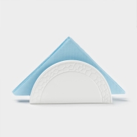 Салфетница фарфоровая Magistro Rodos, 13,2&times;4&times;7 см, цвет белый