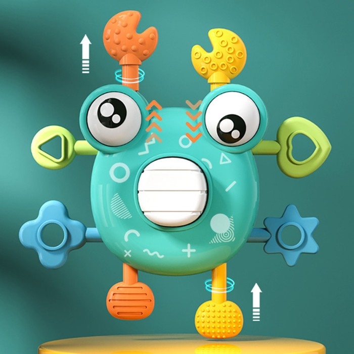 Развивающая, сенсорная игрушка «Крабик», цвет МИКС, Крошка Я Развивающая, сенсорная игрушка «Крабик», цвет МИКС, Крошка Я