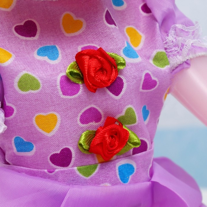 Кукла классическая "Настя" для девочек, пластик, 40 см, микс