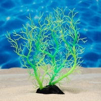 Растение искусственное аквариумное, светящееся, 20 см, зелёное Растение искусственное аквариумное, светящееся, 20 см, зелёное