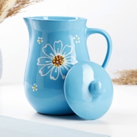Кувшин "Дачный" 1,7л , ромашка голубая Кувшин "Дачный" 1,7л , ромашка голубая