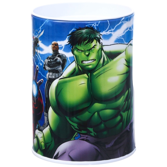 Копилка "Мстители", 7.5х7.5х10.5 см