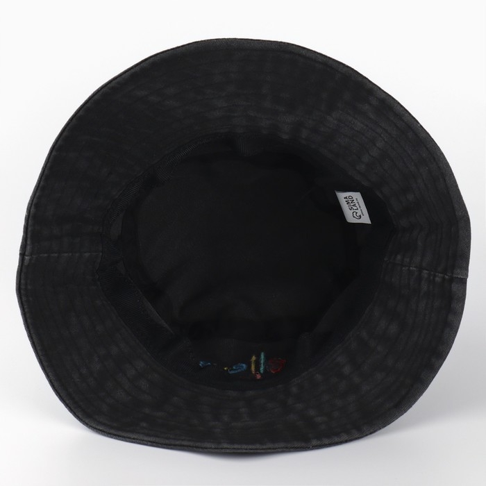 Панама Believe, цвет чёрный, р-р 56 Панама Believe, цвет чёрный, р-р 56