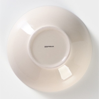 Тарелка керамическая глубокая Доляна &laquo;Морской мир&raquo;, 540 мл, d=18 см, цвет бордовый