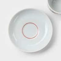 Чайная пара фарфоровая &laquo;Букет цветов&raquo;, 250 мл, блюдце d=15 см