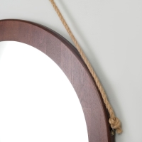 Зеркало настенное "Капитанское", темное, d=57 см Зеркало настенное "Капитанское", темное, d=57 см