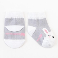 Набор носков Крошка Я &laquo;Зайчонок&raquo;, 2 пары, 6-8 см