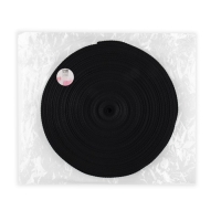 Стропа ременная, 20 мм, 50 &plusmn; 1 м, плотность 6,5 гр/м, цвет чёрный