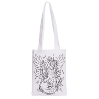 Сумка-шопер, раскраска &laquo;Дракон, фэнтези&raquo;