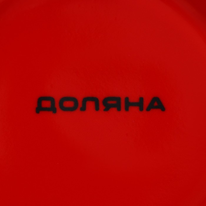 Набор керамический для фондю &laquo;Лакомка&raquo;, 300 мл, 2 шпажки, цвет красный