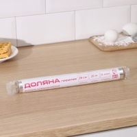 Фольга пищевая алюминиевая Доляна, универсальная, 29 см &times; 20 м, 14 мкм