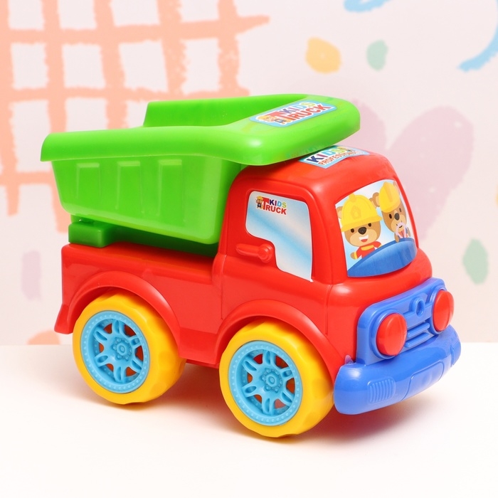 Машина пластмассовая "Самосвал" 16 х 9 х 12 см, МИКС