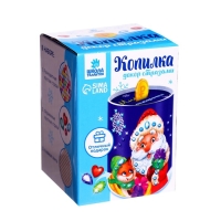 Копилка на новый год для декорирования стразами &laquo;Мне на подарочки&raquo;, новогодний набор для творчества