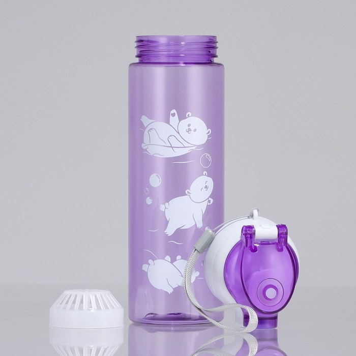 Бутылка для воды &laquo;Медведи&raquo;, 600 мл