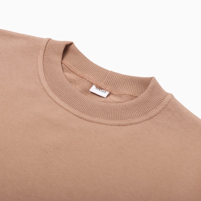 Футболка мужская из органического хлопка MINAKU REGULAR FIT: цвет бежевый, р-р 48