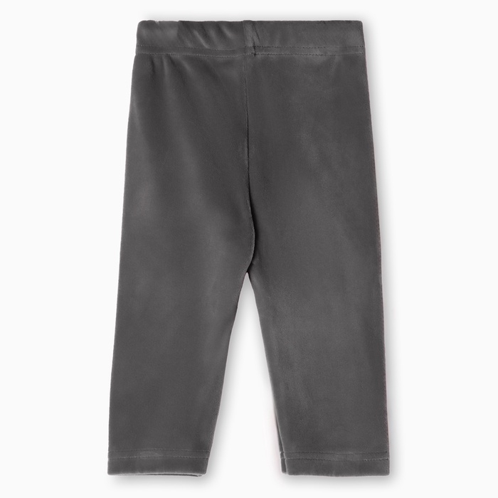 Брюки (леггинсы) Крошка Я Plushy, р. 80-86 см, серый