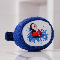 Мочалка для тела &laquo;Пингвин&raquo;, 11&times;14 см, цвет микс