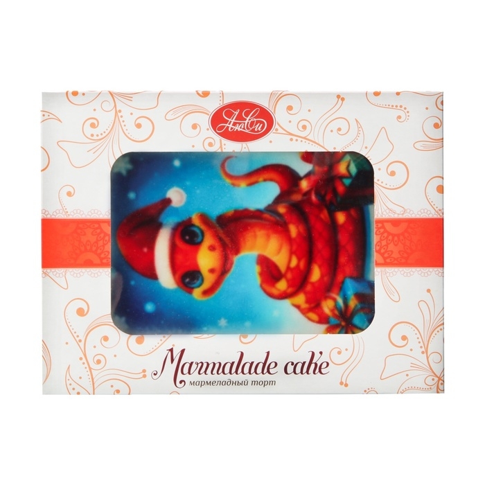 Новый год. Мармеладный торт "Символ года", МИКС, 350 г