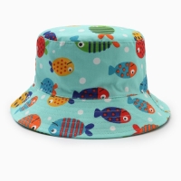 Панама детская KAFTAN "Рыбки" р.50 голубой Панама детская KAFTAN "Рыбки" р.50 голубой