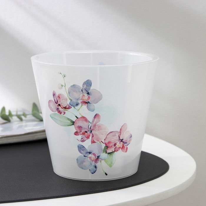 Кашпо для орхидей «Фиджи», 1,6 л, дизайн МИКС Кашпо для орхидей «Фиджи», 1,6 л, дизайн МИКС